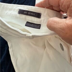 NYDJ white Ami skinny jeans 14